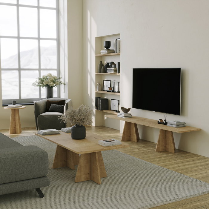 Hanah Home Mushroom 2 - Roble zafiro